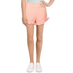 NWT WOMEN'S LUCCA Lucca Womens Ruffled Marled Deck Shorts SIZE S fully lined